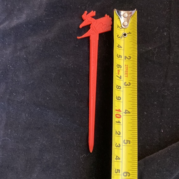 Vintage EUC Continental Airlines “Continental To Denver” Swizzle Stick/Stirrer - Picture 5 of 5